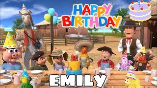 Canción Feliz cumpleaños para  EMILY de la GRANJA DE ZENON