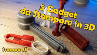 I 5 gadget più utili da stampare in 3D