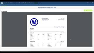 ThinkWave School Admin Software, Reports Tab