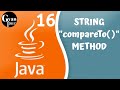 String compareTo Method in Java| Java tutorial for beginners