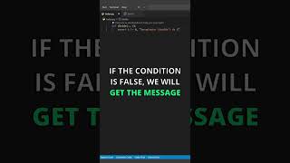 Assert in Python