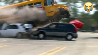 Insane Car & Truck Crash 2023 ! Best Idiots Dangerous Truck Driving Skill Fails_Bad Day at Work 2023