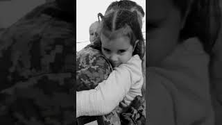 Child's heart breaks at her Ukrainian Father's funeral