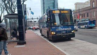 Ride on CTtransit #1677 on Route 901•926•927 to Torrington Plaza