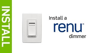 Leviton Presents: How to Install a Renu® Dimmer Switch