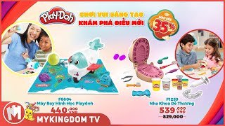 Máy bay hình học Playdoh \u0026 Nha khoa dễ thương | ĐỒ CHƠI PLAYDOH