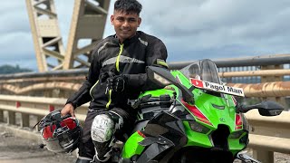 Pagol man apna Zx10r leke Dhubri poch Gaya //Dhubri pe Zx10r