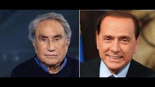 Emilio Fede @ssente ai funerali di Berlusconi: lo sbrocco in diretta