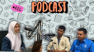 Podcast Bersama Pembina dan ketua Osis SMAN 1 Seunagan