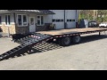 Sure Trac Dual Tandem Low Profile Beavertail Deckover Equipment Trailer 22500# ST102205LPDO2A-B-225