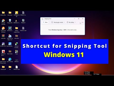 Shortcut for Snipping Tool Windows 11Shortcut key for Snipping Tool in Windows 11