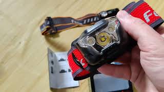 Review Fenix HL18R-T headlamp for night running