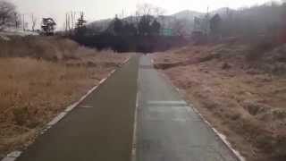 Yangjae creek path - Seoul, heart shape course