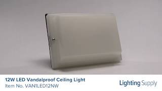 RAB Lighting 12W LED Vandalproof Ceiling Light (VAN1LED12NW)