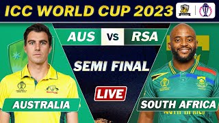 AUSTRALIA vs SOUTH AFRICA SEMIFINAL Match Live SCORES | ICC WORLD CUP 2023 SA vs AUS LIVE | SA 26 OV