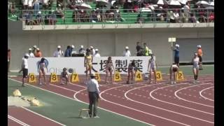 2016 全国高校総体 岡山インターハイ陸上 女子100ｍ予選4組