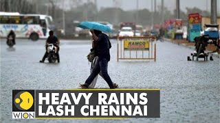 Heavy rains lash South India's Chennai | Red alert issued with schools & offices shut | English News