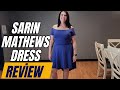 Sarin Mathews Women’s Off The Shoulder Dress Review 👗 - Short Sleeve High Low Cocktail Skater Dress