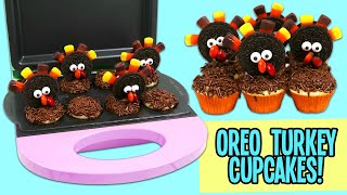 How to Make Thanksgiving Oreo Turkey Cupcakes!