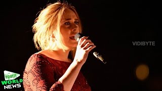 Adele Performs 'When We Were Young' at BRIT Awards 2016