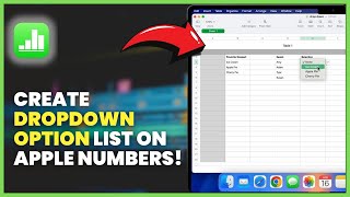 How to Create a Drop-Down List in Apple Numbers (Step-by-Step Guide)