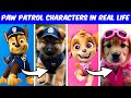 How Paw Patrol Characters Look In Real Life 🐶 | Guess The Paw Patrol Characters By Voice 🔊😍👮