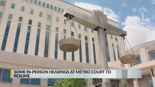 In-person court returns to Metro Court Monday