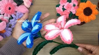 How to make beautifull flower from pipe cleaner / chenille wire