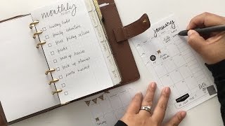 Plan with Me: Monthly Goals and Projects