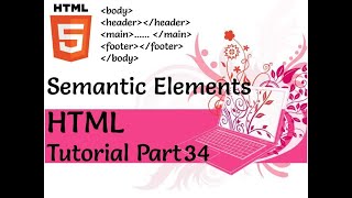 HTML Tutorial Part34(Semantic Elements)