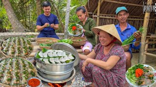 Bánh Bột Lọc Tôm Thịt Xếp | Hương Vị Bánh Quê Miền Trung || shrimp and meat filter cake