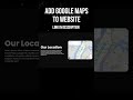 Add Google Maps to Website with HTML & CSS Tutorial #webdevelopment #html #css #coding #javascript