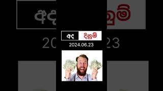 NLB Todays All Lotteries 2024.06.23 | අද සියලුම ලොතරැයි #nlb #dlb#lottery #results