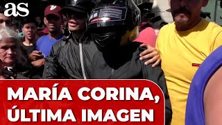 La IMPACTANTE ÚLTIMA IMAGEN de MARÍA CORINA MACHADO antes de ser DETENIDA en VENEZUELA