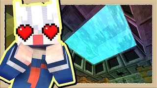 【Minecraft🎀只有娘的世界】#83 用工匠液體槽🌊打造成美麗透明水塔😍