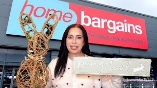 WHAT'S NEW IN HOME BARGAINS  SPRING 2025. HAUL \u0026 COME SHOP WITH ME, EASTER DECOR, BEAUTY. CLEANING