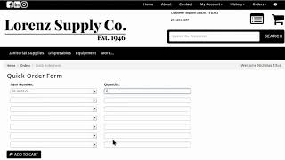How to Quick Order Tutorial Video