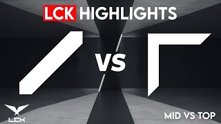 MID vs TOP Highlights LCK Season Opening 2025 Match 4