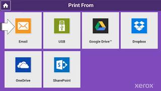 Xerox® Instant Print Kiosk Simple Print from Email