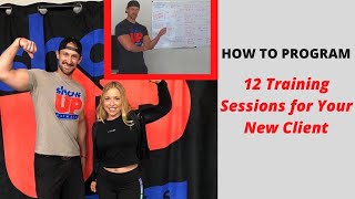 How To Program for a client 12- sessions | Personal Training Show Up Fitness