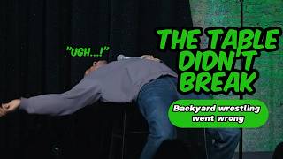 Josh Johnson Explains Why Backyard Wrestling Is a Bad Idea