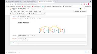 Matrix addition Python Numpy
