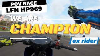 POV GoPro Juni AS Juara 125cc Ex Rider Final LFN HP969 Road Race Championship 2024 Surabaya