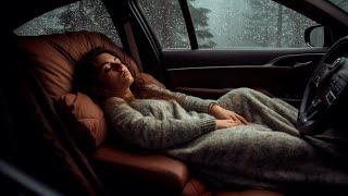 Durma como nunca antes! sons de chuva no carro ​​que vão fazer  você dormir instantaneamente!