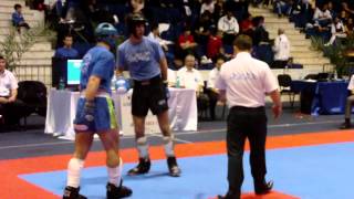 EC WAKO 2012 Bucharest, 1/8 finale KL male -79kg Marjan Bolhar(SLO) vs SWE