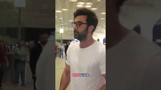 Ranbir Kapoor at Airport Departure Flying To London For Surprise Her Mom