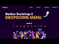 Bootstrap 5 Navbar - Creating a Responsive Dropdown Menu  | DropDown Menu with Submenu