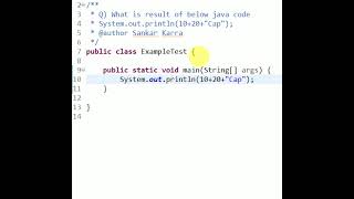 String Concatenation Java Interview Question