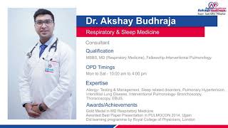 Dr. Akshay Budhraja, Consultant – Respiratory \u0026 Sleep Medicine, explaining everything about Asthma