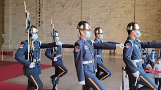 20220126中正紀念堂(Chiang Kai-shek Memorial Hall)陸軍儀隊降旗